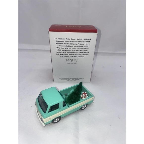 Hallmark Keepsake 2021 All-American Trucks 1966 Dodge A-1000 Ornament - Picture 2 of 6
